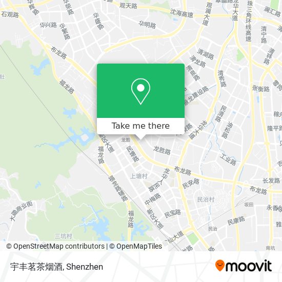 宇丰茗茶烟酒 map