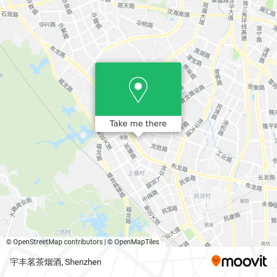 宇丰茗茶烟酒 map