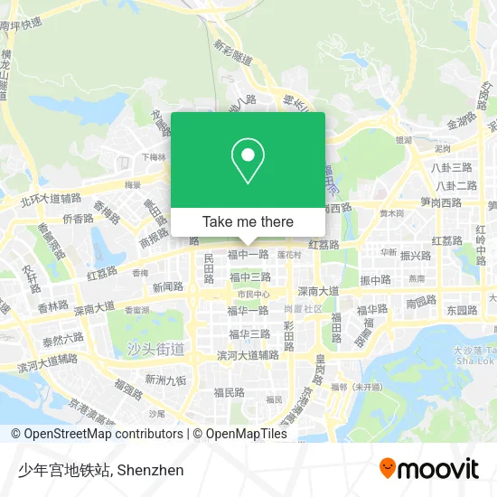 少年宫地铁站 map