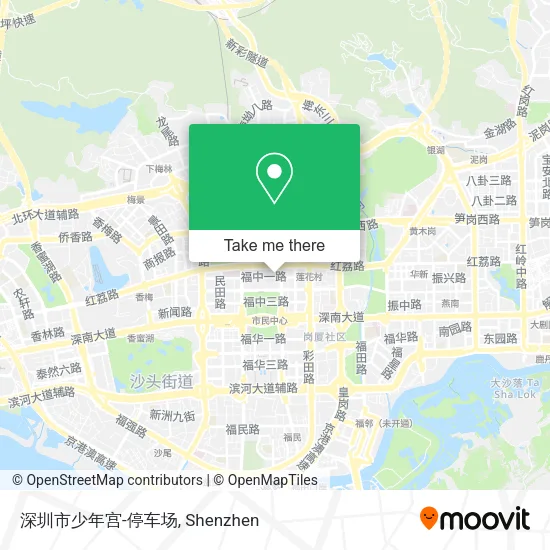 深圳市少年宫-停车场 map