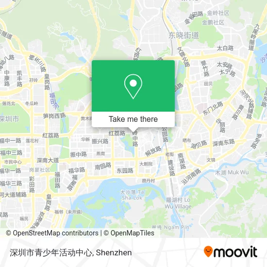 深圳市青少年活动中心 map