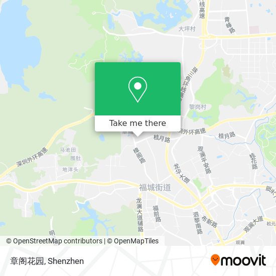 章阁花园 map