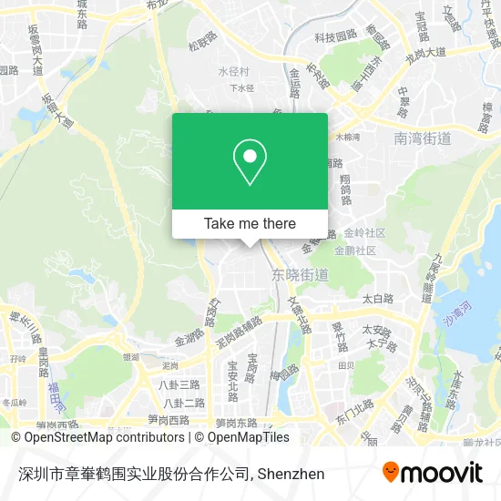 深圳市章輋鹤围实业股份合作公司 map