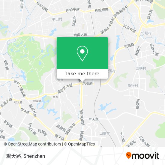 观天路 map