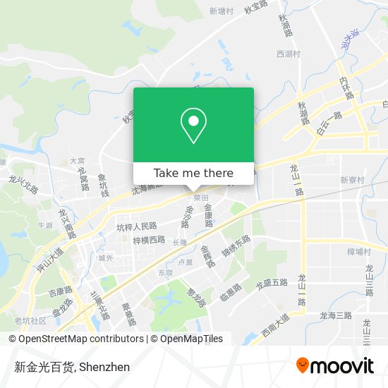 新金光百货 map