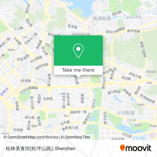桂林美食坊(松坪山路) map