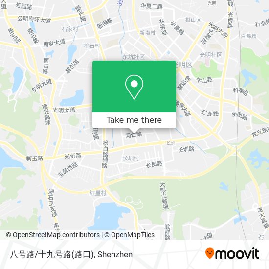 八号路/十九号路(路口) map