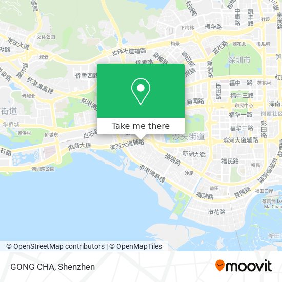 GONG CHA map