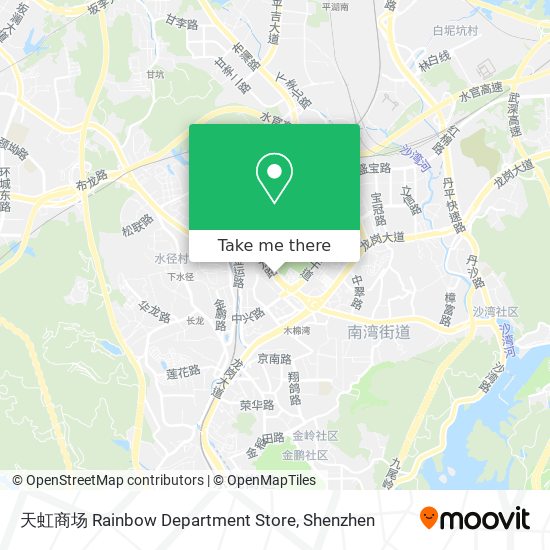 天虹商场 Rainbow Department Store map