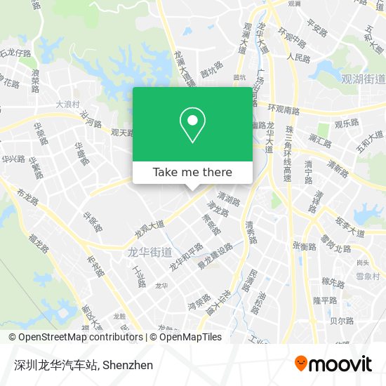 深圳龙华汽车站 map