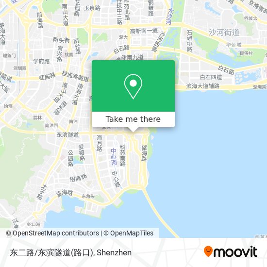 东二路/东滨隧道(路口) map
