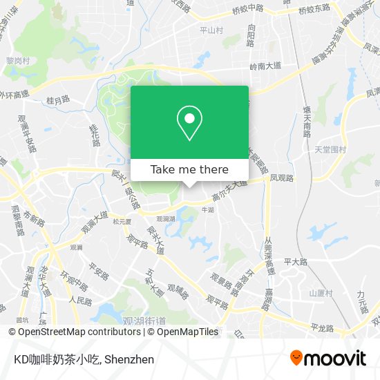 KD咖啡奶茶小吃 map