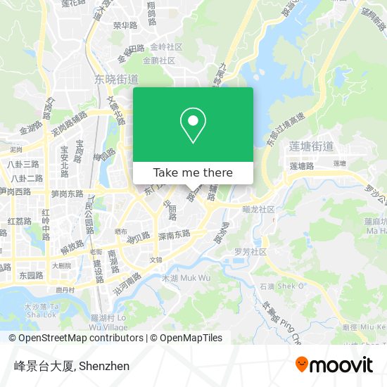 峰景台大厦 map