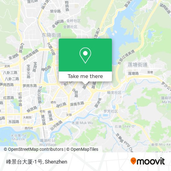 峰景台大厦-1号 map