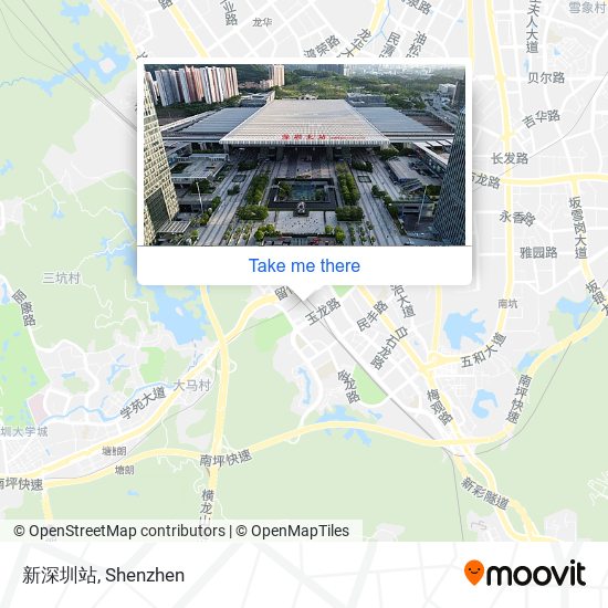 新深圳站 map
