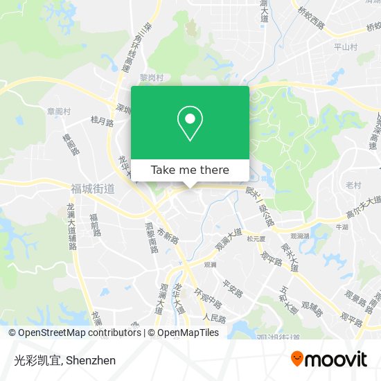 光彩凯宜 map