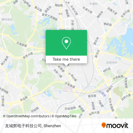 龙城辉电子科技公司 map