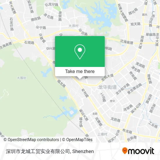 深圳市龙城工贸实业有限公司 map