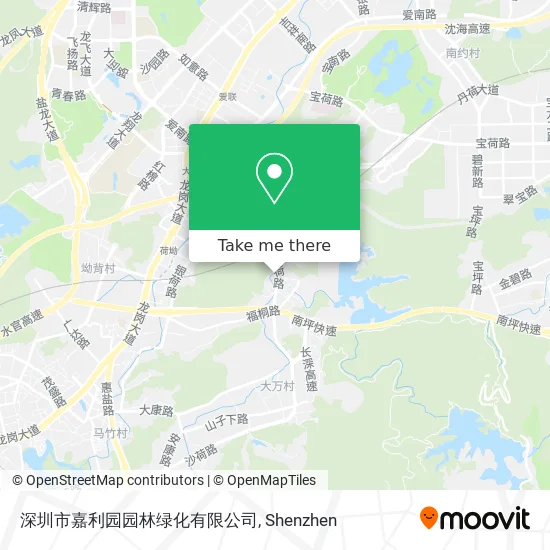深圳市嘉利园园林绿化有限公司 map