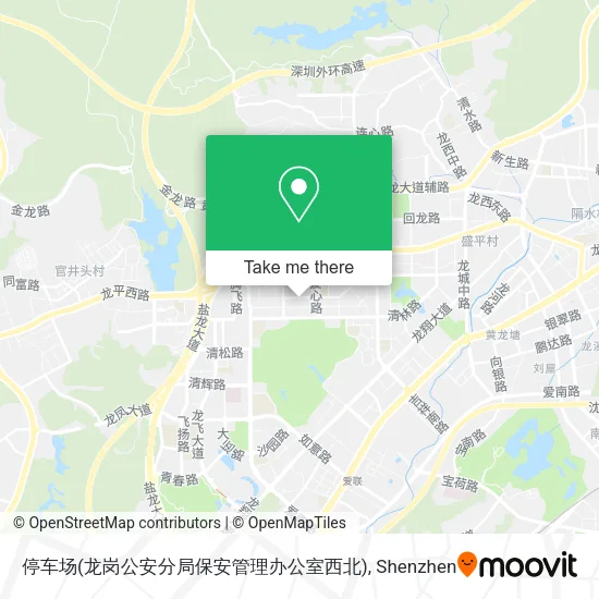 停车场(龙岗公安分局保安管理办公室西北) map