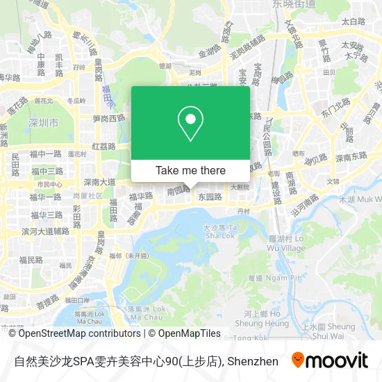 自然美沙龙SPA雯卉美容中心90(上步店) map