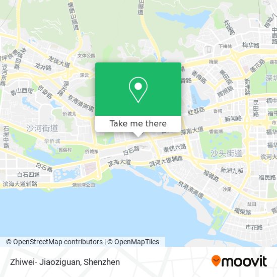 Zhiwei- Jiaoziguan map
