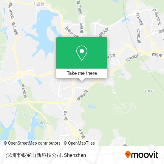 深圳市银宝山新科技公司 map