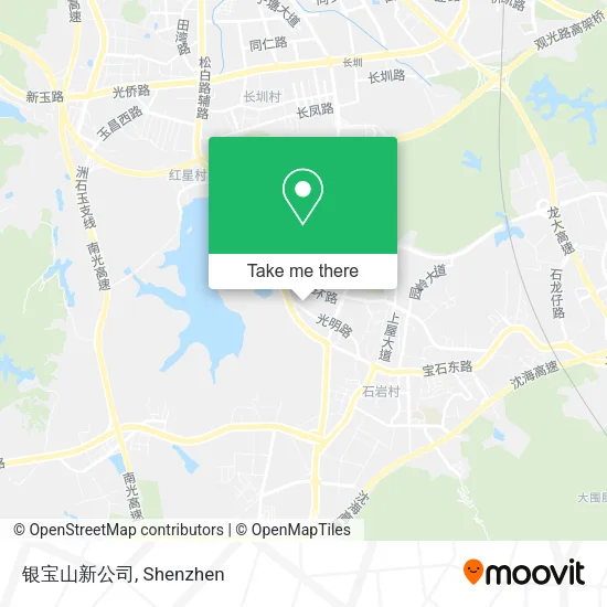 银宝山新公司 map