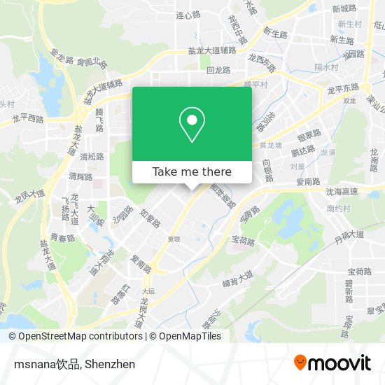 msnana饮品 map