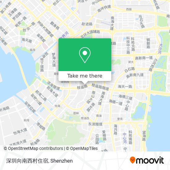 深圳向南西村住宿 map