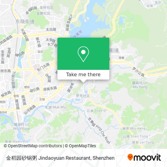 金稻园砂锅粥 Jindaoyuan Restaurant map