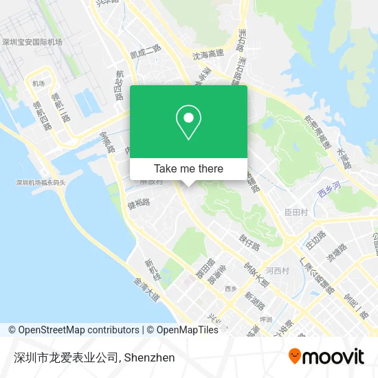 深圳市龙爱表业公司 map