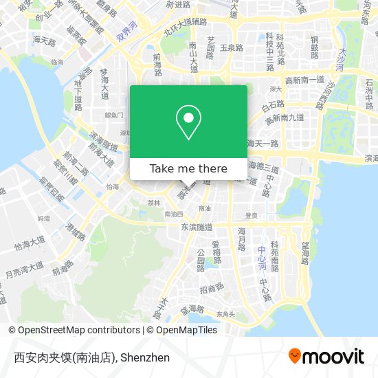 西安肉夹馍(南油店) map