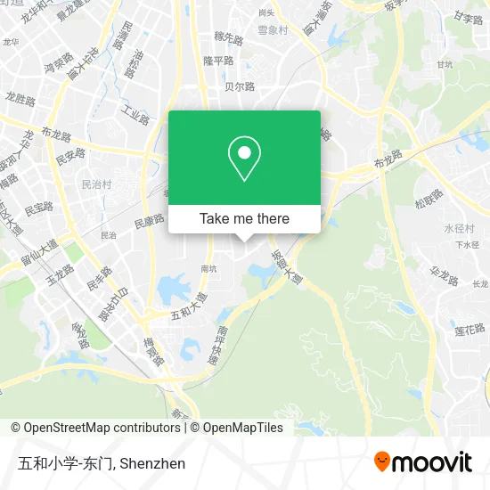 五和小学-东门 map