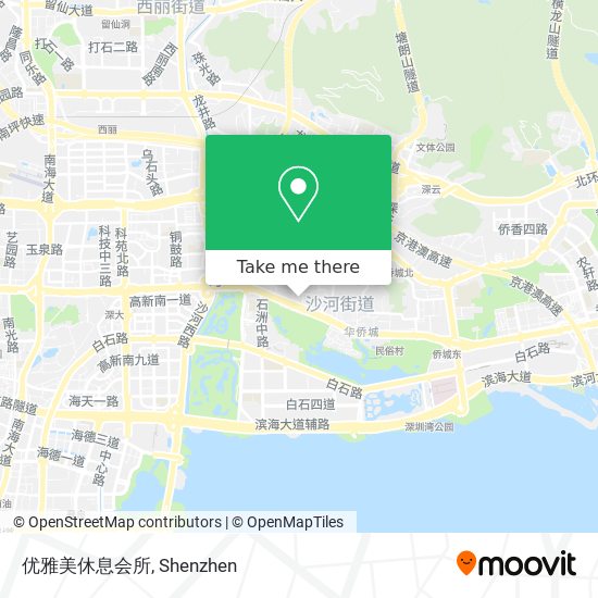 优雅美休息会所 map