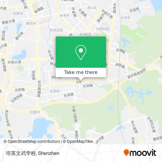 培英文武学校 map