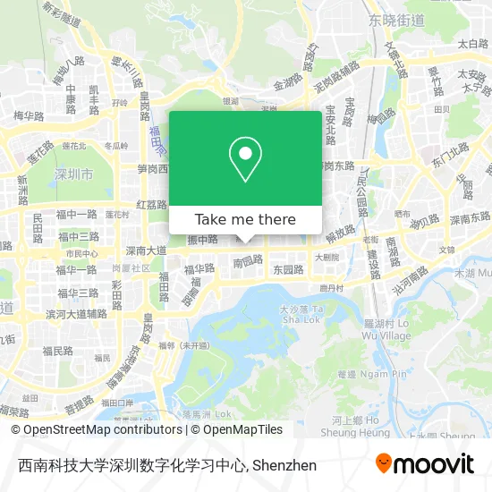 西南科技大学深圳数字化学习中心 map