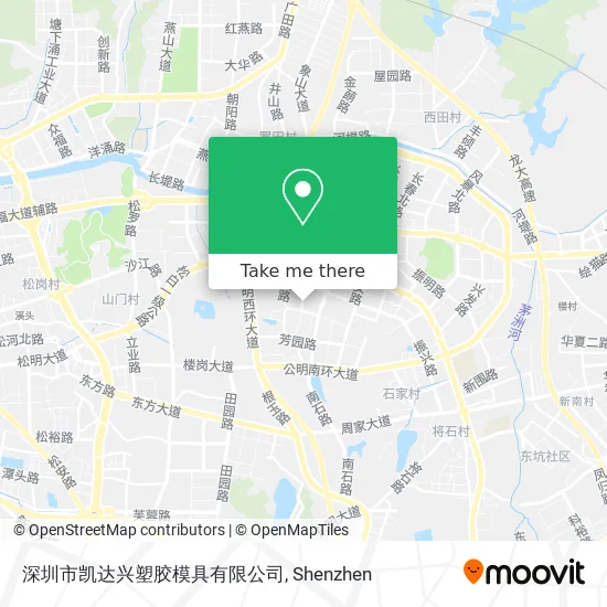 深圳市凯达兴塑胶模具有限公司 map