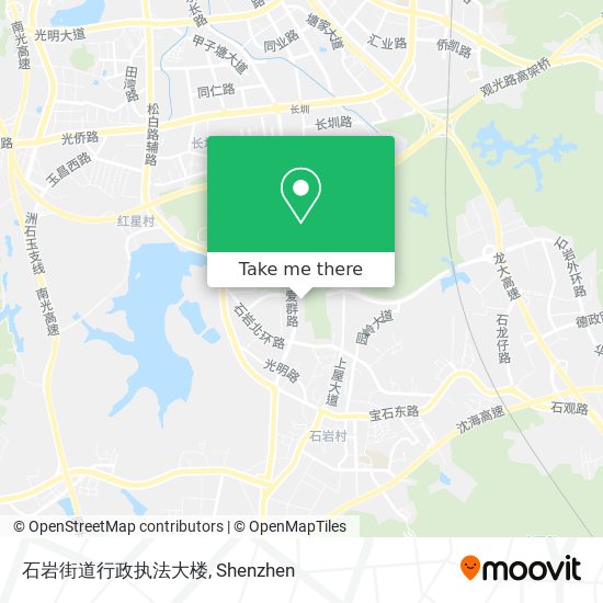 石岩街道行政执法大楼 map