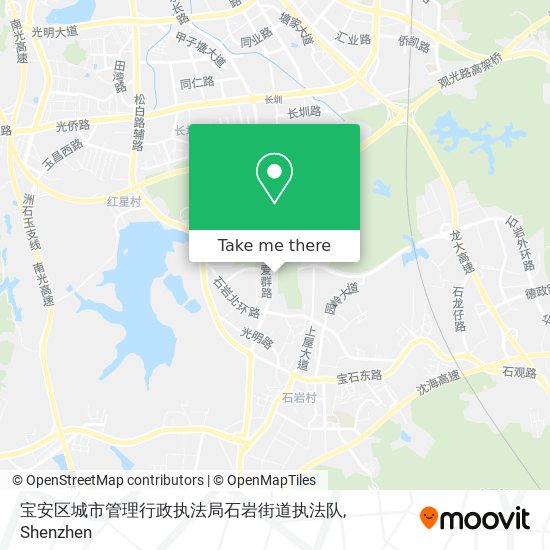 宝安区城市管理行政执法局石岩街道执法队 map