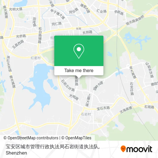宝安区城市管理行政执法局石岩街道执法队 map