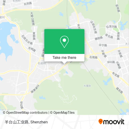 羊台山工业路 map