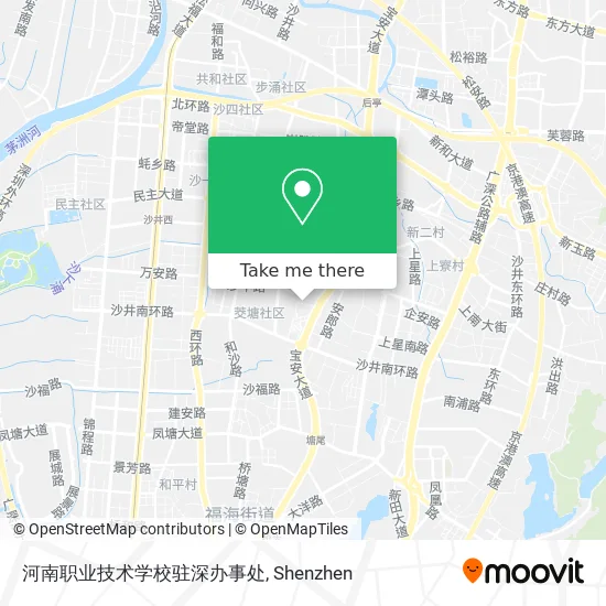 河南职业技术学校驻深办事处 map