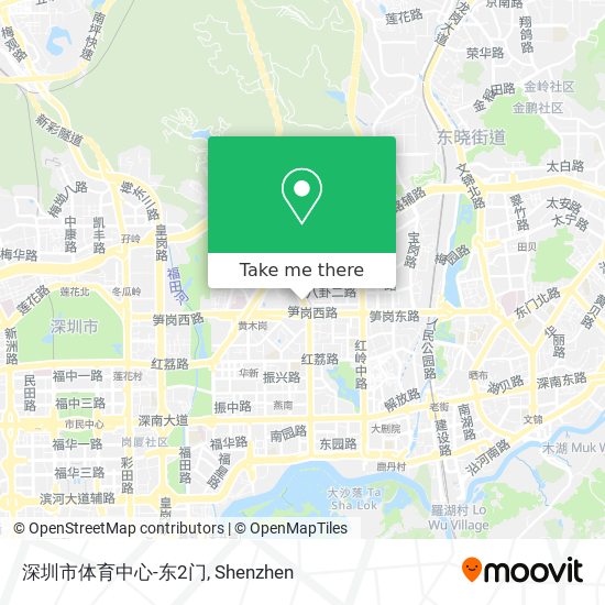 深圳市体育中心-东2门 map