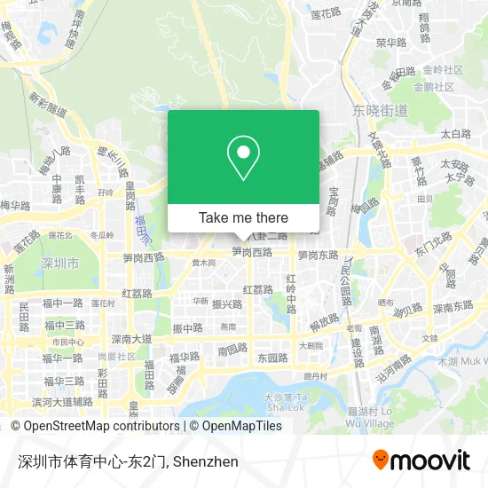 深圳市体育中心-东2门 map