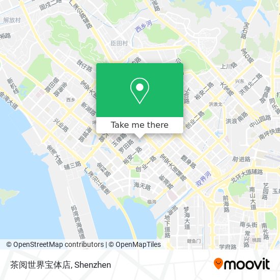 茶阅世界宝体店 map