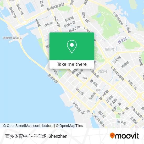 西乡体育中心-停车场 map