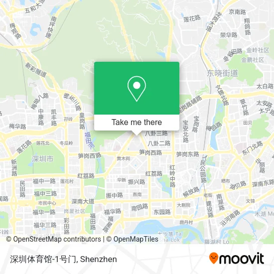 深圳体育馆-1号门 map