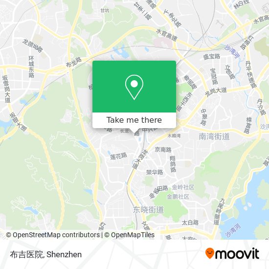 布吉医院 map