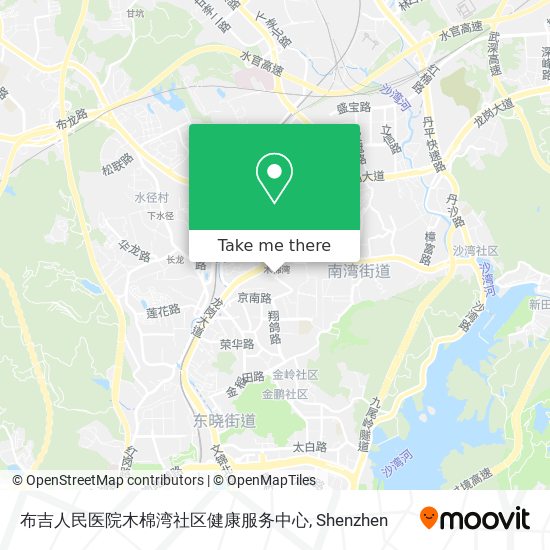 布吉人民医院木棉湾社区健康服务中心 map